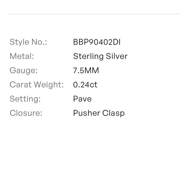 John Hardy Icon Bracelet- White Diamond & 925 Sterling Silver Bracelet - Picture 15 of 16